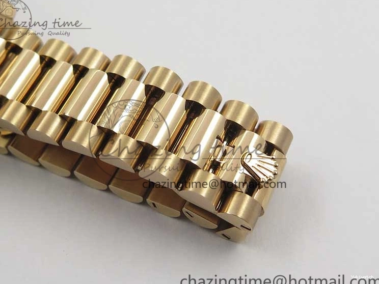 Day-Date Dial President RG on 128239 MOP Best Bp Edition Maker White Crystral Markers 36 Bracelet RG 0715